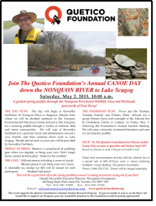 Quetico Foundation Canoe Day 2015 Nonquon River(2)