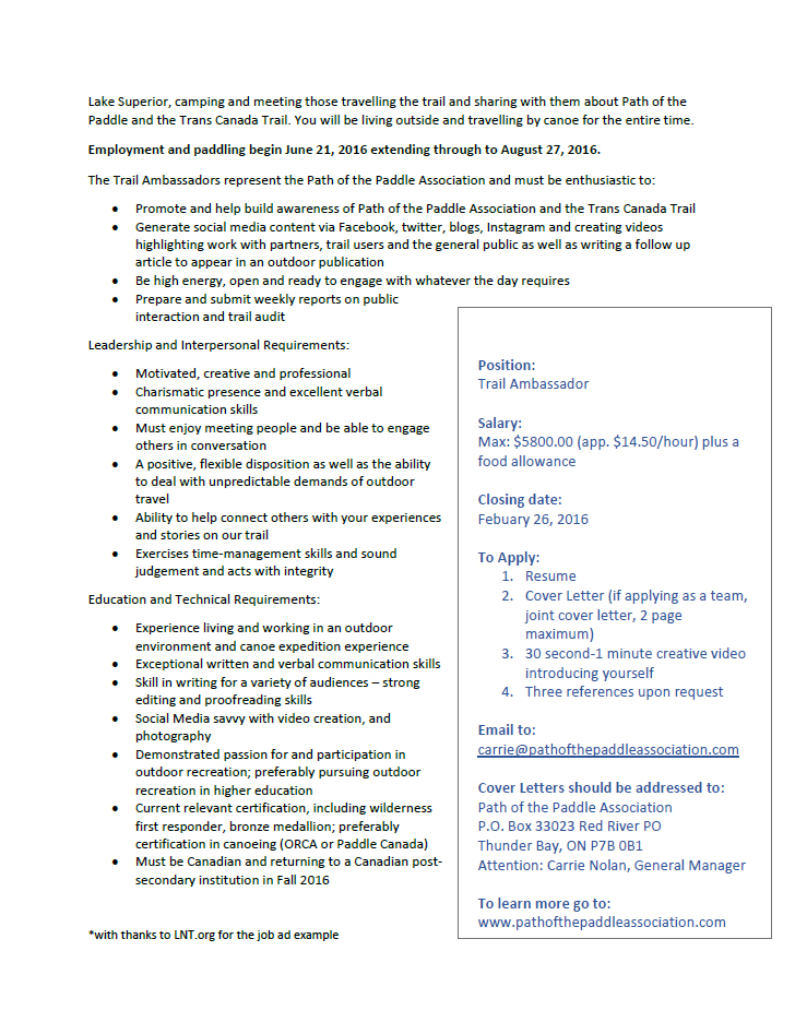 Path_of_the_Paddle_Student_Job_Opportunities_Trail_Ambassadors_3_2016